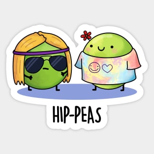 Hip-peas Funny Pea Pun Sticker